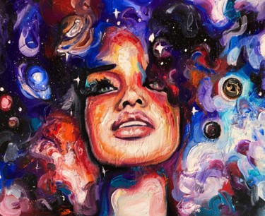 Peinture intitulée "Meditation" par Yulia Varlamova, Œuvre d'art originale, Huile