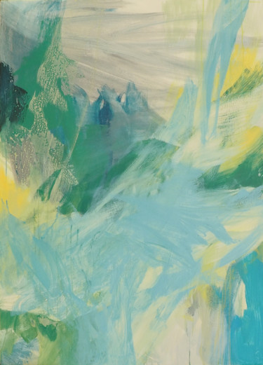 Painting titled "Couleurs 25" by Ln Le Cheviller, Original Artwork, Acrylic