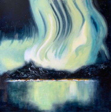 Peinture intitulée "Boréal" par Ludovic Barbaray, Œuvre d'art originale, Huile