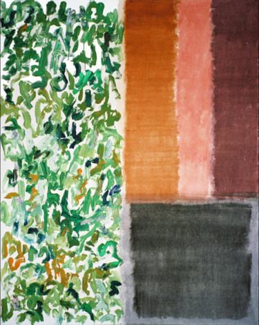 Bruyères sur la lande Peinture intitulée "Bruyères sur la lan…" par Liliane Camier, Œuvre d'art originale, Acrylique
