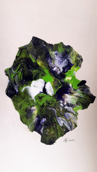 Schilderij getiteld "Ghosts of hope" door Marianne Huizinga, Origineel Kunstwerk, Acryl