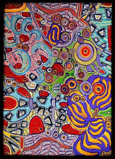 Pintura titulada ""Transition.Summer…" por Nina Rassen, Obra de arte original, Acrílico