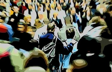 "People's 9" başlıklı Dijital Sanat Mavet tarafından, Orijinal sanat, 2D Dijital Çalışma