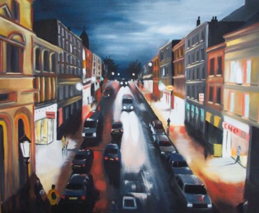 Peinture intitulée "Irish night (Irland…" par Bruno Lebayle, Œuvre d'art originale, Huile