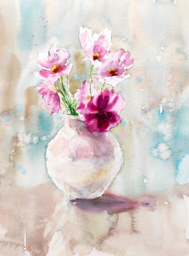 ANEMONES IN A VASE