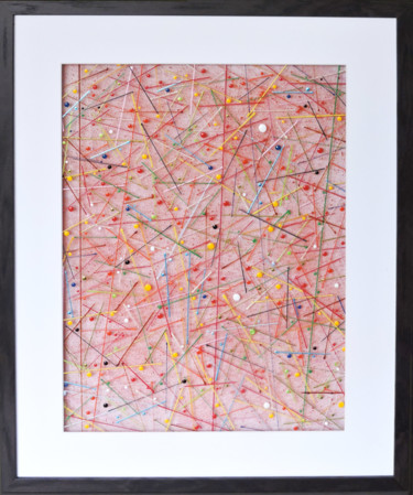 Painting titled "Pensées confuses" by Rita Vandenherrewegen, Original Artwork, Acrylic Mounted on Plexiglass