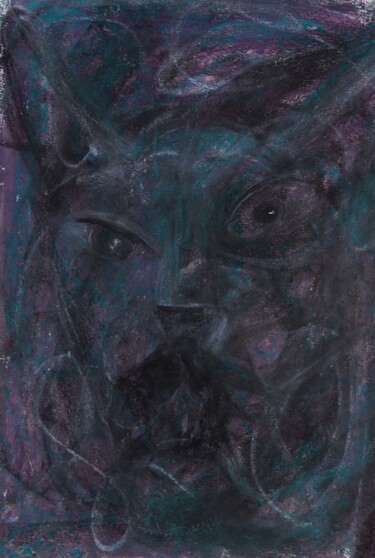 绘画 标题为“loup garou” 由Francisco  Duart Mendes, 原创艺术品, 粉彩