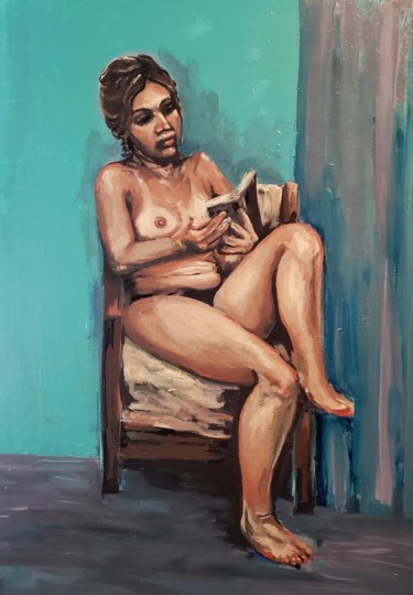 Pintura intitulada "Poesia" por Leticia Chamone, Obras de arte originais, Acrílico