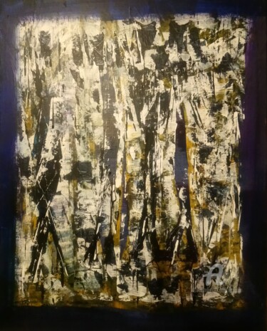 Pintura titulada "Trees2" por Viola Gr, Obra de arte original, Acrílico