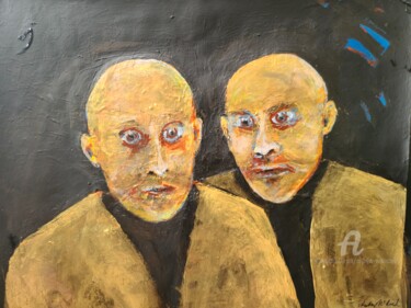 绘画 标题为“Brothers from Arkan…” 由Andrew Walaszek, 原创艺术品, 丙烯