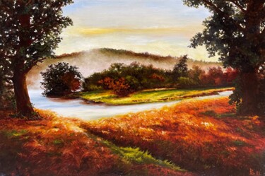 The morning Painting titled "The morning" by Oleg Baulin, Original Artwork, Oil