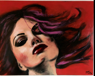「Sensuelle」というタイトルの絵画 Mgxによって, オリジナルのアートワーク, アクリル