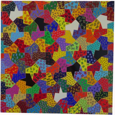 Aux grands corps vides 「Aux grands corps vi…」というタイトルの絵画 Patrick Chaneacによって, オリジナルのアートワーク, アクリル