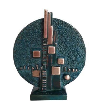 雕塑 标题为“Mirage (la porte de…” 由Gérard Taillandier, 原创艺术品, 青铜
