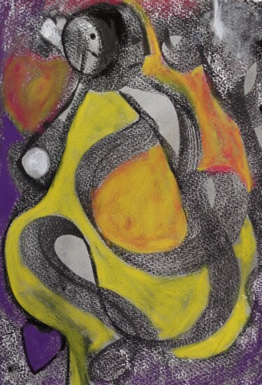绘画 标题为“sens titre 1./.” 由Francisco  Duart Mendes, 原创艺术品, 粉彩