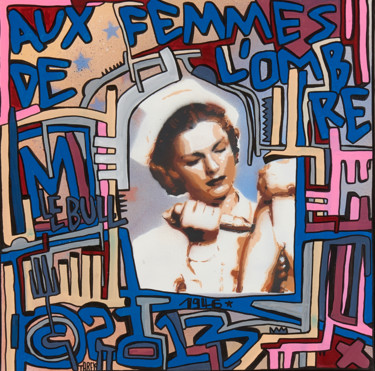 Peinture intitulée "Femmes" par Mat Elbé, Œuvre d'art originale, Acrylique
