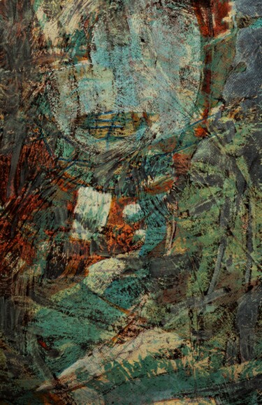 Peinture intitulée "Saturnales" par Philippe Casaubon, Œuvre d'art originale, Huile