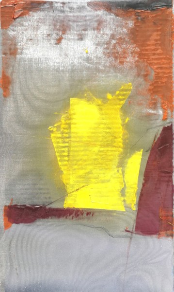 Peinture intitulée "Suspensio-CRASHING…" par Vuce, Œuvre d'art originale, Huile