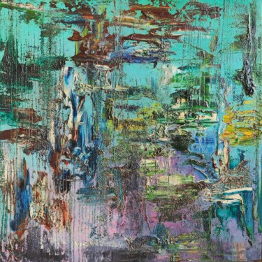 Painting titled "Glory_21" by Atignas Art, Original Artwork, Oil Mounted on Wood Panel