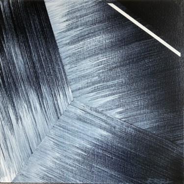 Peinture intitulée ""Sommet  4 "" par Pascal Brel, Œuvre d'art originale, Acrylique Monté sur Châssis en bois