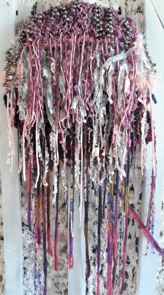 Art textile intitulée "Tenture" par Marta Castellanos, Œuvre d'art originale, Tissu