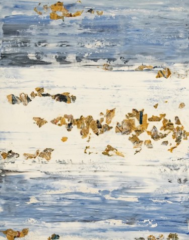 Collages titled "Descobrimentos" by Aderita Silva, Original Artwork, Acrylic Mounted on Wood Stretcher frame