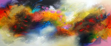 绘画 标题为“The magic garden” 由Koos Smit, 原创艺术品, 丙烯