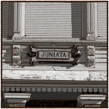 Arts numériques intitulée "Américaine 5 (Junia…" par François Lapouge, Œuvre d'art originale, Travail numérique 2D