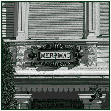 Arts numériques intitulée "Américaine 2 (Merri…" par François Lapouge, Œuvre d'art originale, Travail numérique 2D