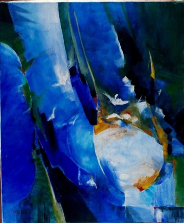 Peinture intitulée "...brisure des vase…" par Anne-Frédérique Ferret, Œuvre d'art originale, Huile
