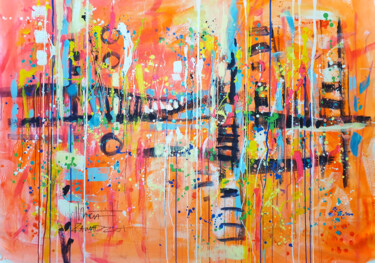 Singing Soul Painting titled "Singing Soul" by Marta Zawadzka, Original Artwork, Acrylic