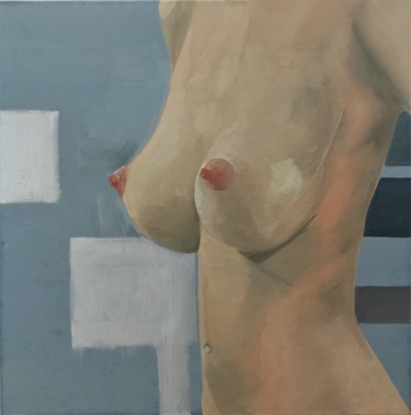 Bride Painting titled "Bride" by Bacchante, Original Artwork, Oil Mounted on Wood Panel