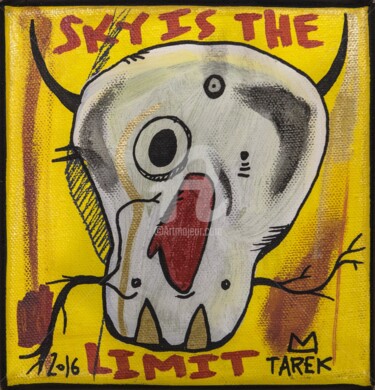 Painting titled "Sky is the limit" by Tarek Ben Yakhlef, Original Artwork, Acrylic