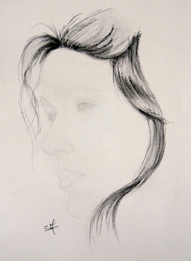 제목이 "Douceur Graphite et…"인 그림 Simonetti  Dit Sm로, 원작, 흑연
