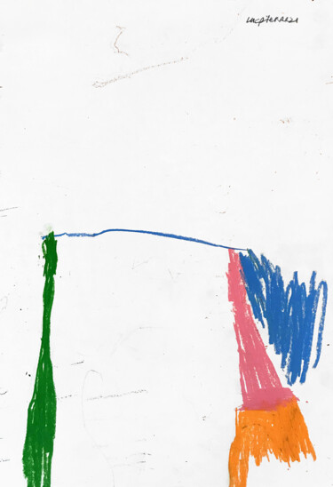 Dessin intitulée "SHORT STORY 71" par Luc Pierre, Œuvre d'art originale, Pastel