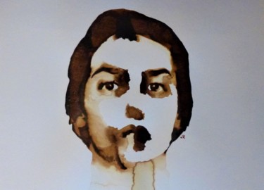 Peinture intitulée "Isabelle Adjani Pos…" par Joany Régibier, Œuvre d'art originale, Aquarelle