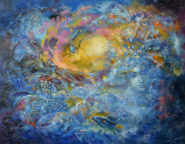 Elements Water and Air Original Art 绘画 标题为“Elements Water and…” 由Natalya Savenkova, 原创艺术品, 油
