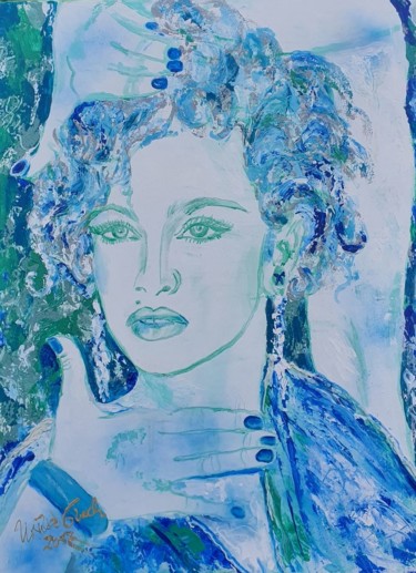 绘画 标题为“Madonna - like a vi…” 由Ursula Gnech, 原创艺术品, 丙烯