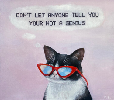 Painting titled "Don't let anyone" by Regina Baybikova, Original Artwork, Oil