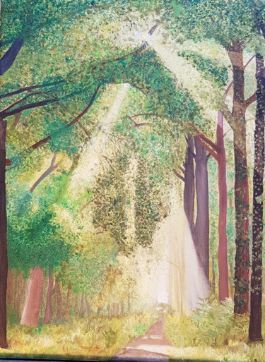 绘画 标题为“Path to the after.” 由Warren Griessel, 原创艺术品, 油