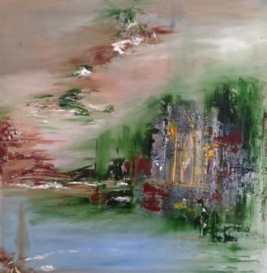 Painting titled "Visual poetry" by Atignas Art, Original Artwork, Oil Mounted on Wood Panel