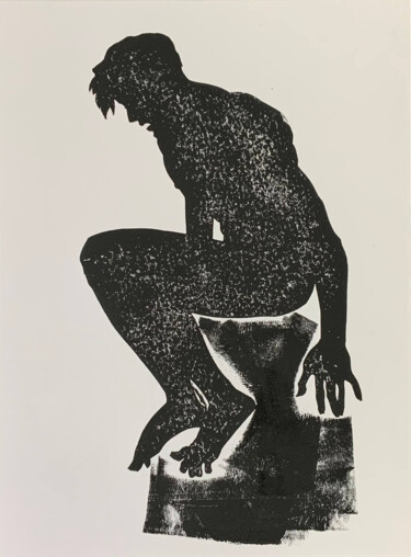 印花与版画 标题为“Bather 1” 由Sergey Sovkov, 原创艺术品, Collagraphy