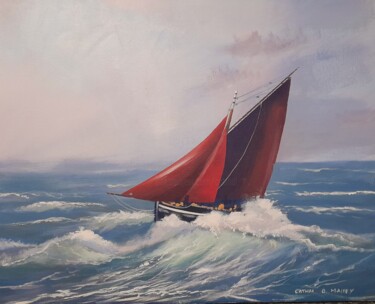 绘画 标题为“Sailing home mar” 由Cathal O Malley, 原创艺术品, 丙烯