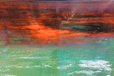 绘画 标题为“sea at dusk” 由Greg Powell, 原创艺术品, 搪瓷
