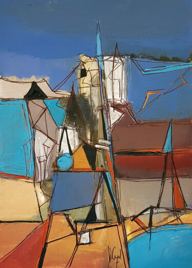 绘画 标题为“Angles créateurs” 由Muriel Cayet, 原创艺术品, 丙烯