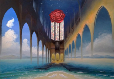 The Ghost of Hopes and the Strength of Beliefs. Peinture intitulée "The Ghost of Hopes…" par Aleksandr Bolotov, Œuvre d'art originale, Huile