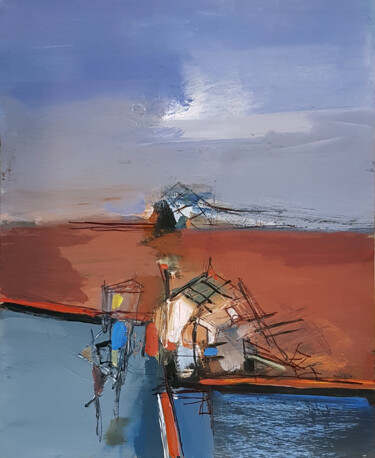 Peinture intitulée "Ne pas remarquer l'…" par Muriel Cayet, Œuvre d'art originale, Acrylique