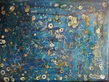 Peinture intitulée "On s'y plonge" par Véronique Porhet-Géraud, Œuvre d'art originale, Acrylique