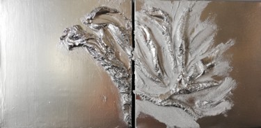 Peinture intitulée "L'étoile" par Véronique Porhet-Géraud, Œuvre d'art originale, Sable
