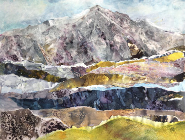 绘画 标题为“Big Rock Mountain” 由Suzsi Corio, 原创艺术品, 水彩